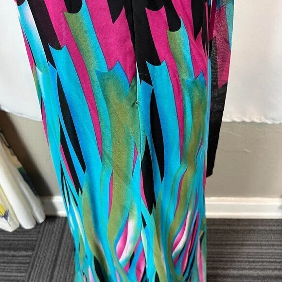 Kitty Y2K strapless colorful maxi dress.  Size medium - Picture 10 of 10